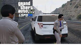 (No Commentary) GTA 5 LSPDFR | CHP Patrol | Shots fired, robbery and more