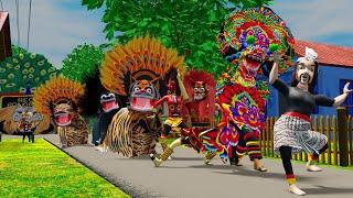 Arak Arakan Barongan, reog, ganong, gedruk, devil dll