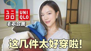 【优衣库毛衣合集】这几件毛衣超级好穿！毛衣的洗护保养｜高级感搭配指南「Janeslookbook」