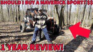 1000 MILE 1 YEAR REVIEW OF CAN AM MAVERICK SPORT 1000R XRC! SHOULD YOU BUY IT? LOADED $ ACCESSORIES!