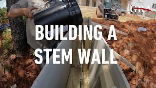 Building a Retaining Wall with Secure Set High-Density Foam