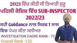 Sub-Inspector in First attempt 2022/23 | Sangarsh Academy