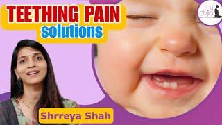 Teething pain solutions for baby? food to reduce teething pain| Frozen yoghurt banana recipe