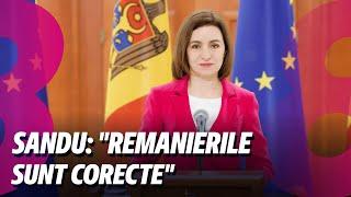 Știri: Sandu: "Remanierile sunt corecte" /Sisteme noi de apărare /20.11.2024