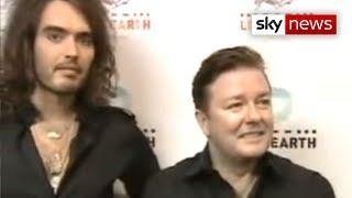 Ricky Gervais And Russell Brand At Live Earth