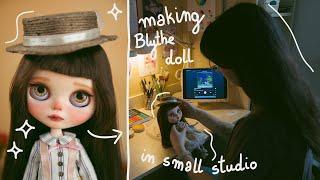 Making Blythe doll in my small studio