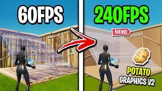 How To Get Potato Graphics in Fortnite! (FIXED GROUND)