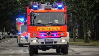 [Von einem zum nächsten Einsatz] HLF 2 und RTW 1 Berufsfeuerwehr Kiel Hauptwache