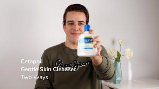 Cetaphil Gentle Skin Cleanser Dry & Sensitive Skin - How To Use