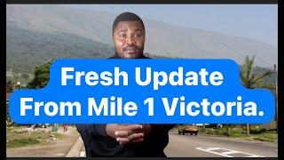 Fresh Update From Mile 1 Victoria.