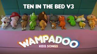 Ten in the Bed Version 3 | Wampadoo Kids Songs