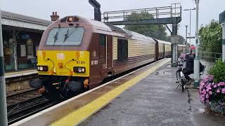 Class 67 67021 and 67024 Ford 6/9/24