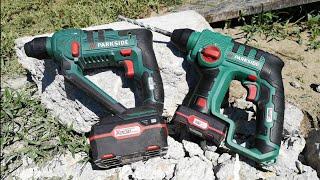 Parkside Hammer Drill X20 Team PABH 20-Li A1  vs PBHA 12 A1 X12V Team  TEST