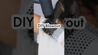 How To Do a Salon Blowout on Curly Hair At Home *curly blow dry* #blowout #hairstyle #curls