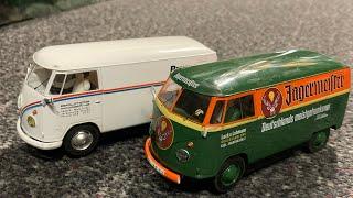 Epic VW Van slot car race #slotcars #slotcar #scalextric #jägermeister #toyscars #vw