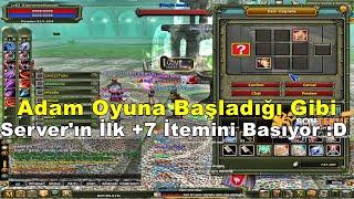 DomenicoWacco - Yeni Server'da İlk Yayınını Açıp Serverın İlk +7 Elit İtemini Basıyor! Knight Online