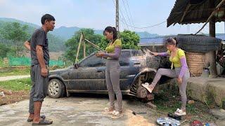 Restoring a farmer's unused Toyota car for many years