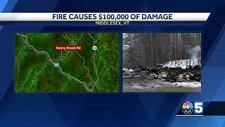 Home burns to the ground in Middlesex, VT