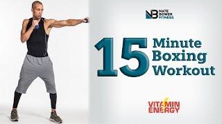 15 Minute Boxing Workout Round 1 | NateBowerFitness