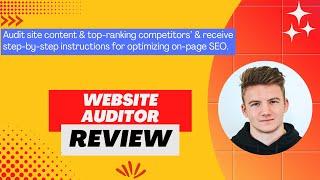 WebSite Auditor review, Demo + Tutorial I Optimizes on-page & SEO to rank higher in search engines