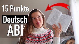 15 PUNKTE im DEUTSCH ABI? // So geht's (last Minute Abitur Tipps)