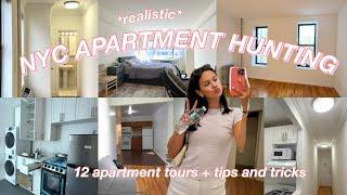 NYC APARTMENT HUNTING (everything you need to know) + 12 apartment tours with prices!