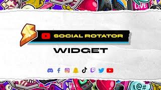 Free Social Rotator Widget For Live Streamers