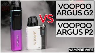 VooPoo Argus G2 vs P2 Kit Comparison