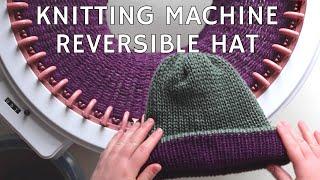 Sentro Knitting Machine for Beginners: Knit a Reversible Hat | Circular Knitting Machine Tutorial