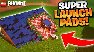 *NEW* How to Build SUPER LAUNCH PADS! - Lego Fortnite