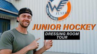 Junior "A" Hockey Dressing Room Tour! (Canada)