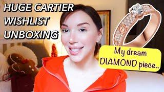 Cartier Wishlist Diamond Love Ring Unboxing. Fine Jewelry Collection