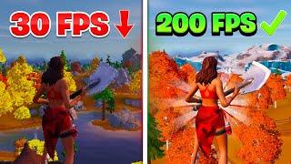 How To Get *BETTER* FPS in Fortnite Chapter 4!