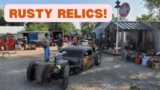 This Hot Rod Auction had an ASTONISHING amount of parts, tools & signs! (I didn't go crazy buying)