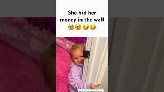Dad discovers his daughters piggy bank 