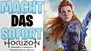 MACHT DAS SOFORT - Beste Skills, Waffen & Rüstung DIREKT Gratis | Horizon Forbidden West Tipps