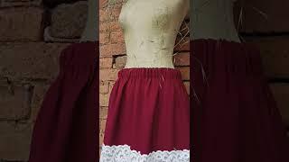 Skirt on Latvian colours flag (2)