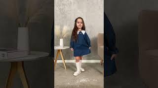 Профессиональная съёмка детского синего платья для маркетплейсов | Видеопортфолио студии
