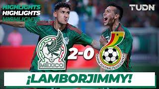 México 2-0 Ghana - HIGHLIGHTS | Amistoso Internacional | TUDN