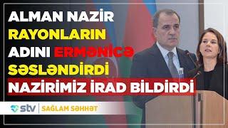 Alman nazir rayonların adını ermənicə səsləndirdi - Sağlam Səhhət (06.11.2023)