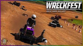 LAWN MOWER MADNESS (INSANE FINISH!) | Wreckfest