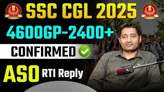 ASO Vacancy RTI Reply| SSC CGL 2025 Vacancy update #ssccgl #ssccgl2025