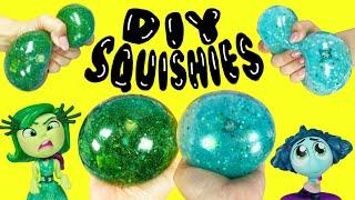 Inside Out 2 DIY How To Make Squishies with Disgust and Envy! Crafts for Kids