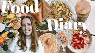 vegan Food Diary| Bananenbrot Rezept, Cremige Pasta, Pfannkuchen| Simple und einfach kochen