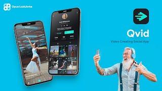 2 App | Short Video Sharing App | Video Creating App | Video Editing App |  Post Video Online | Qvid