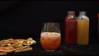 Twins Cocktail LAB. | How to make Pinky Winter Cocktail