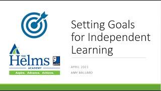 Setting Goals for Independent Learning | GED, HiSET, and TASC Prep