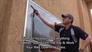 The basics of professional window  cleaning | How to clean windows the professional way | Full video