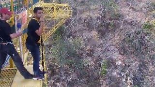 Bungee Jump at Jumpin Heights, Rishikesh, India ( 83 metres)