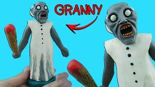 Modeling cool plasticine figures | Making Granny from clay